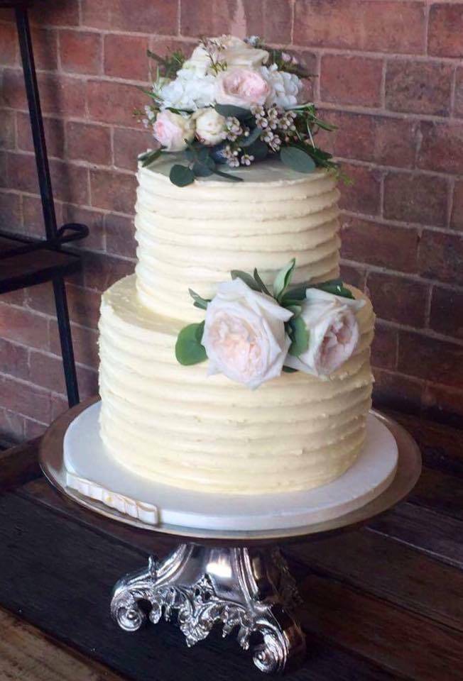 Rustic Buttercream Wedding Cake