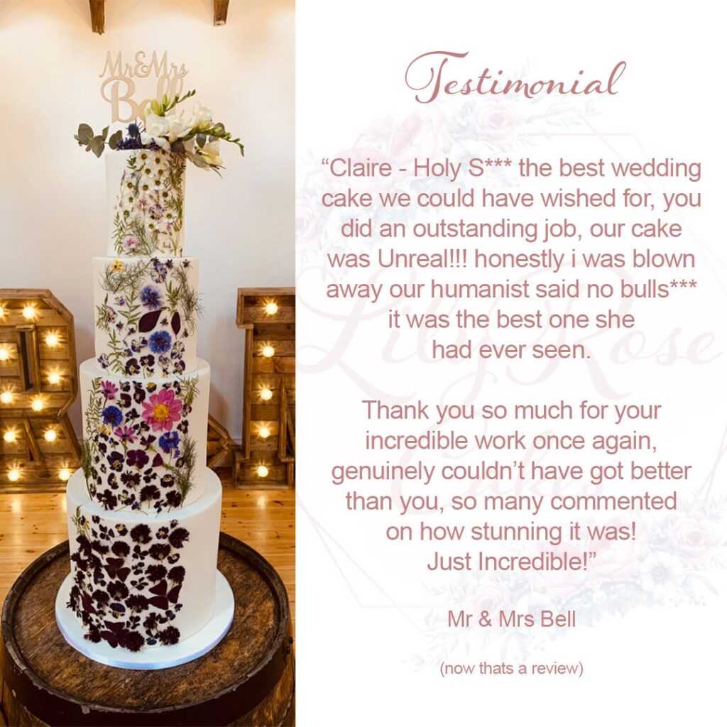 Testimonials Lily Rose Cakes